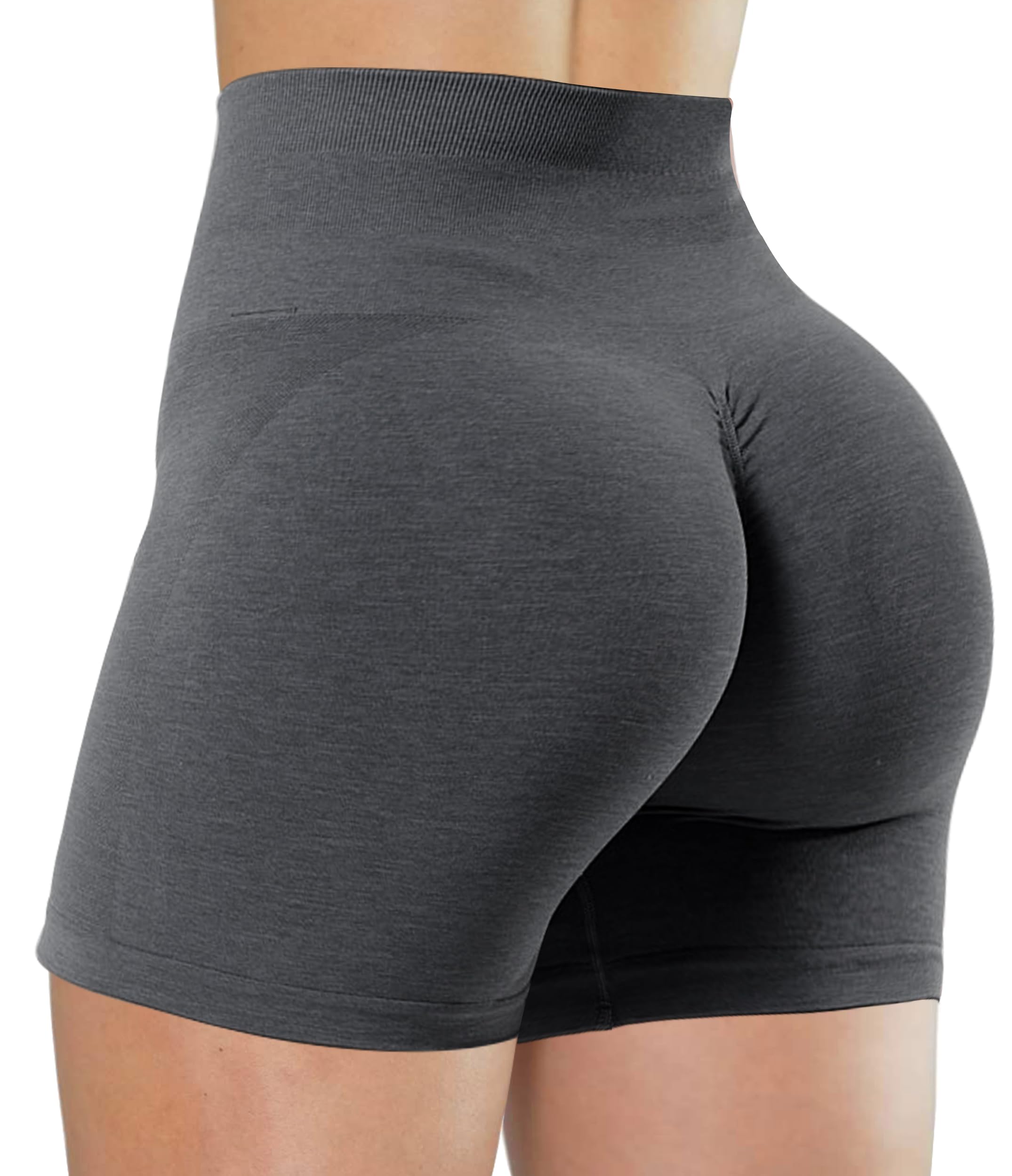 Unthewe Workout Shorts for Women Butt Lift High Waist Seamless Booty Shorts for Gym Yoga-picture-23