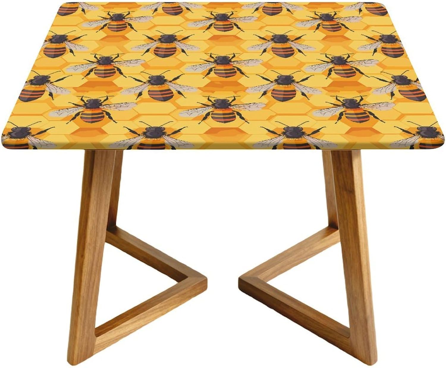 Bees Square Tablecloth Print Table Cloths Table Cover Wedding Party Holiday Decor