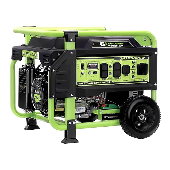 Green-Power America 13000 Watt Gasoline Powered Portable Generator