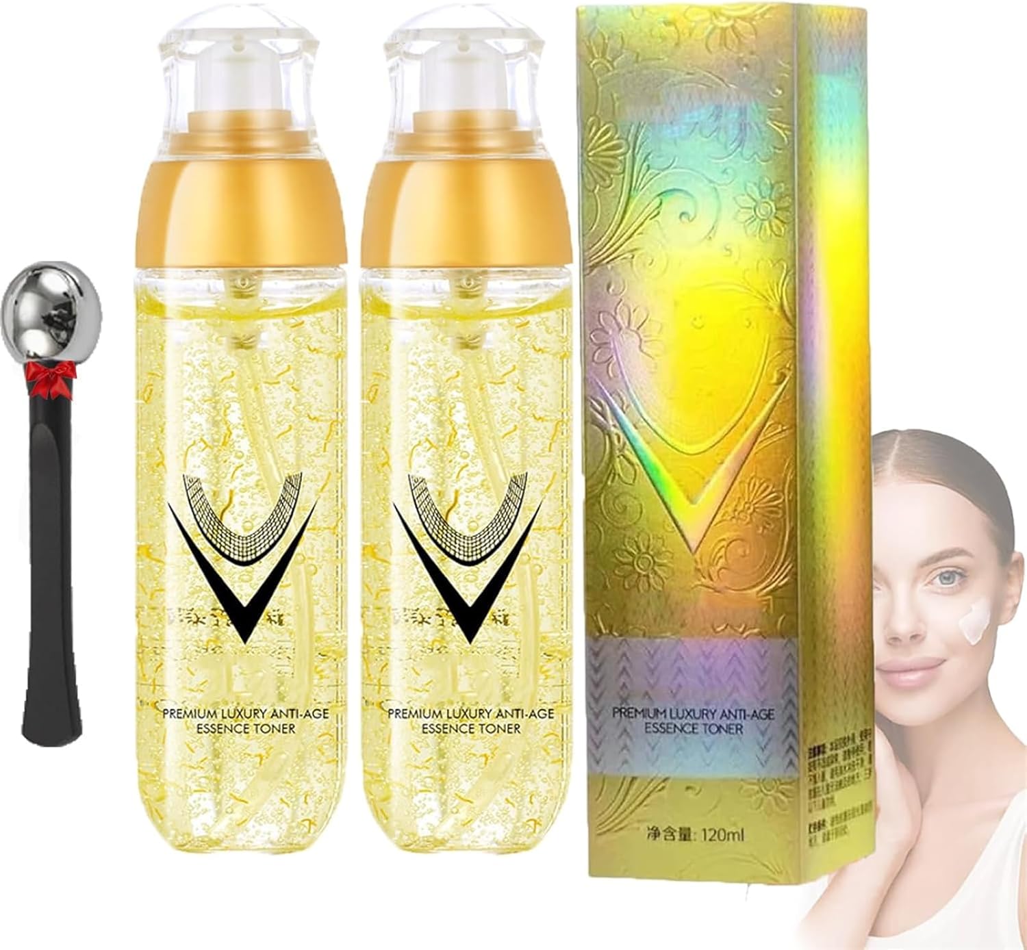 Remove Wrinkles in Seconds Ecdoin Anti-Aging Essence, Ecdoin Anti Aging Serum, Face Firming & Tightening Facial Oil with Deep Hydration, Lifts Skin & Repairs Dry Rough Texture (2Pcs)