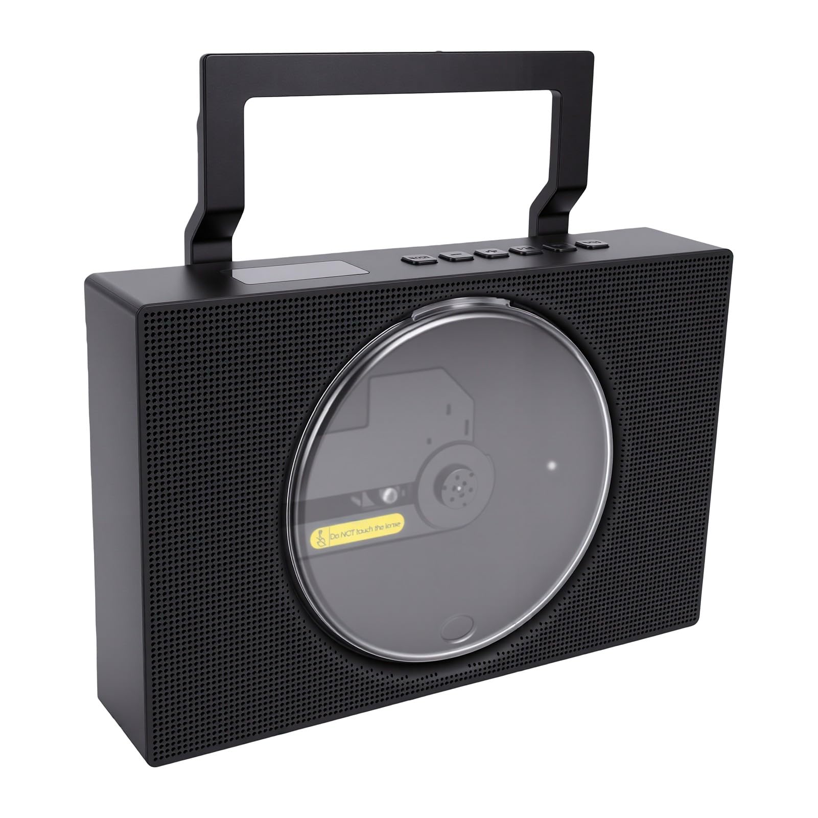 Reproductor de CD Portátil Bluetooth 5.0, Altavoces Integrados USB AUX Radio FM con Batería de 4000 MAh para Viajes a Casa (Enchufe de la UE)