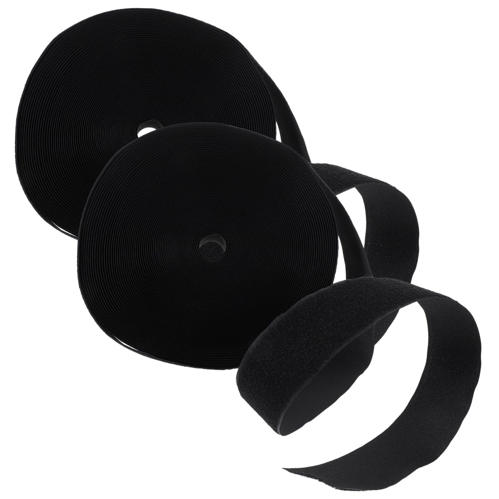 2rollos Correa De Para Coser Cinta De Gancho y Bucle Para Proyectos De Bricolaje Bolsos y Ropa Autoadhesiva
