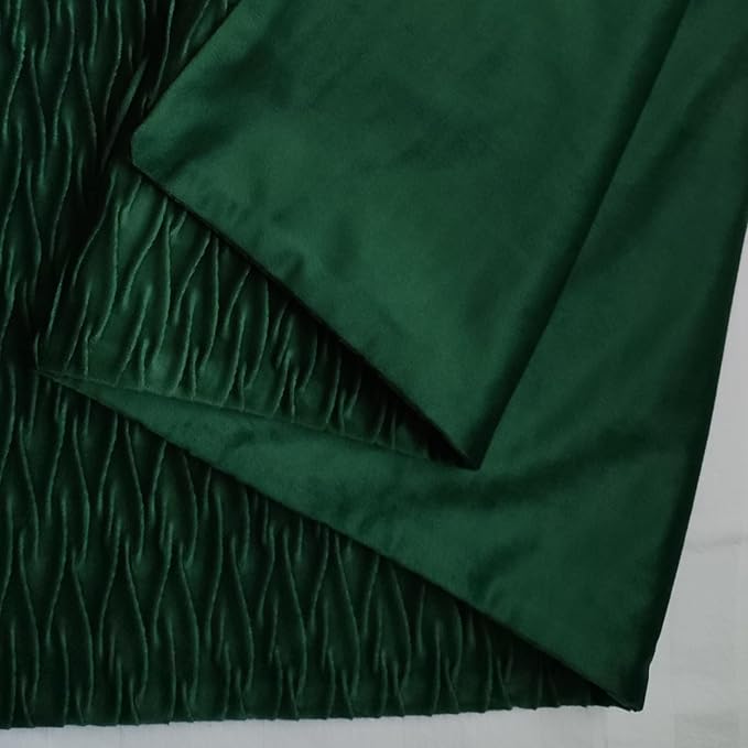 Luxury Emerald Green Velvet Bed Runner | Bedroom Decor