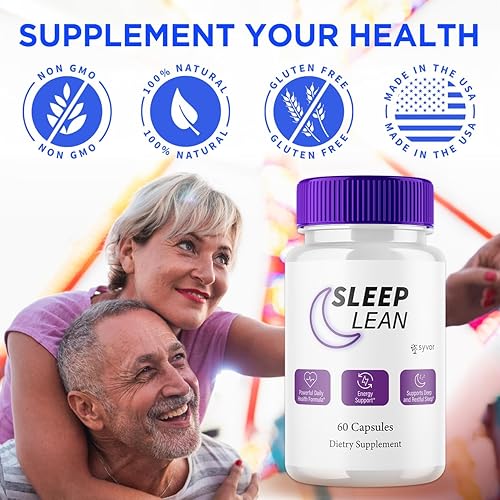 Miniatura 4 de SleepLean Cápsulas SleepLean, pastillas oficiales de apoyo para el descanso SleepLean con todos los ingredientes naturales, suplemento de salud de