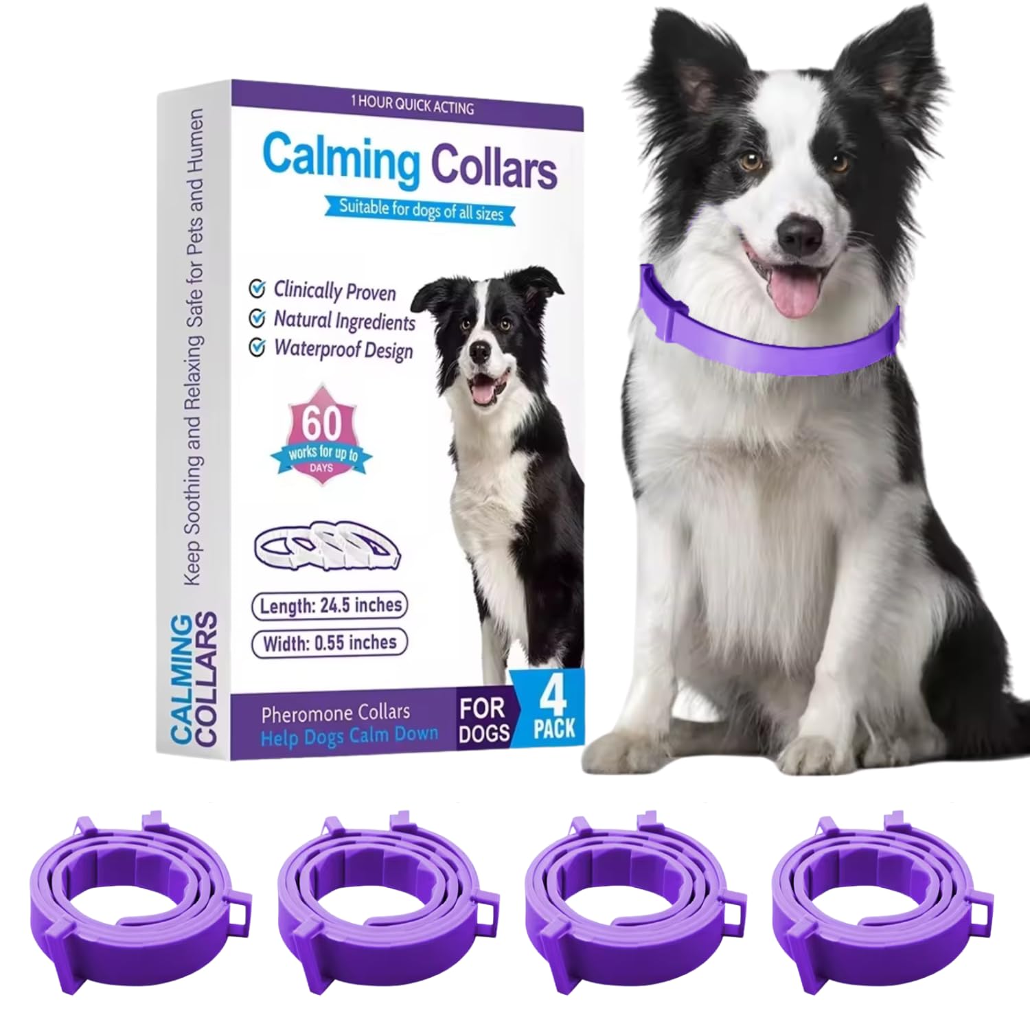 Adaptil Collar For Dogs Calming Collar For Dogs Packs Pheromone - Main Image