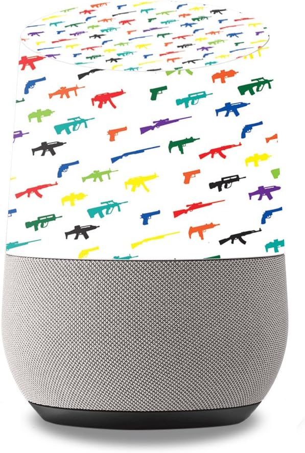 MightySkins Skin Compatible with Google Home wrap Cover Sticker Skins Fun Guns