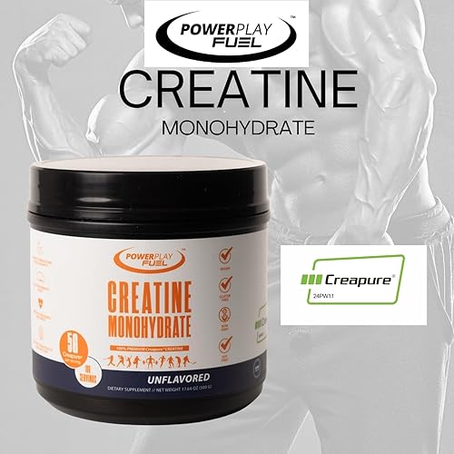 Miniatura 4 de CREATINE Monohidrato en polvo  Apoya la energía, la salud cerebral y muscular, y la recuperación para hombres y mujeres  Sin gluten ni OMG, sin