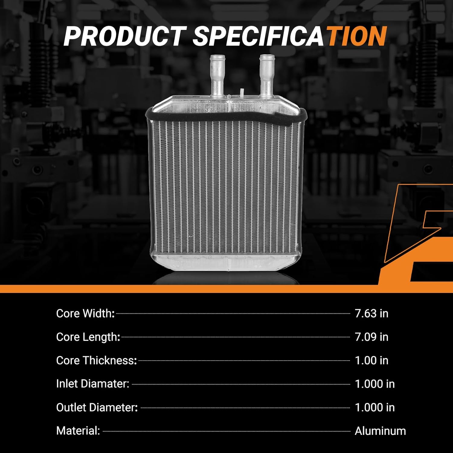 Autoexact Heater core, heater core replacement, automotive replacement heater cores Compatible with Buick Electra (1986-1990), for Buick LeSabre (1986-1999), for Buick Park Avenue (1991-1996)