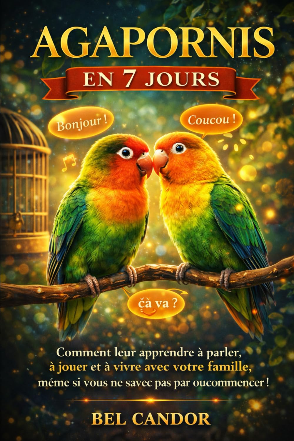 AGAPORNIS EN 7 JOURS: Comment leur apprendre à parler, à jouer et à vivre avec votre famille, même si vous ne savez pas par où commencer !: 9 (inseparable)