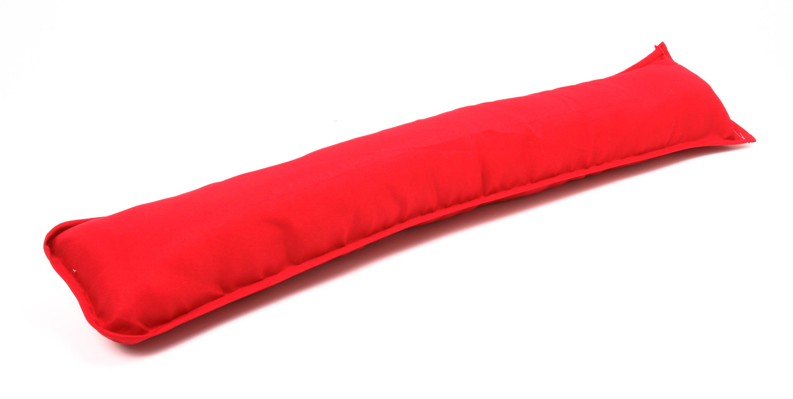 Amigozone Red Plain Fabric Draught Excluder Decorative Door Or Window Draft Guard, Energy Saver (Set Of 1, )