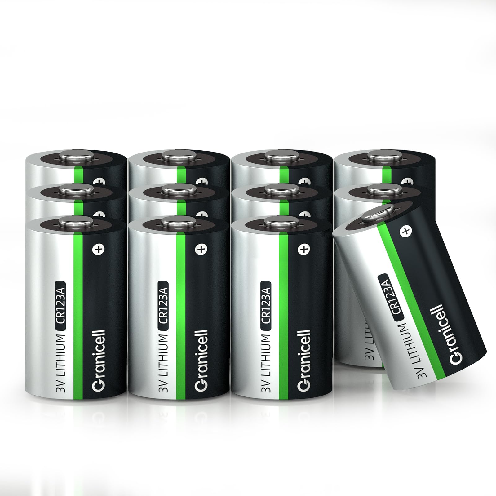 CR123A CR2 Lithium Batterie, Nicht wiederaufladbarer Hochleistungs-Li-Ion-Batterie für Haussicherheit und drahtlose Sicherheitssysteme