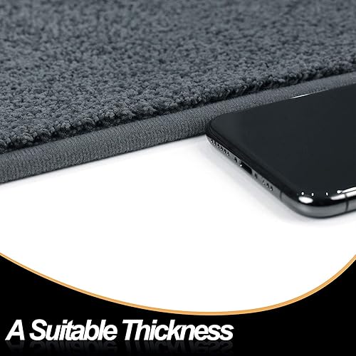 Vista 33 de ITSOFT Alfombra de poliéster antideslizante para puertas de interior y exterior, súper absorbente y lavable a máquina Beige