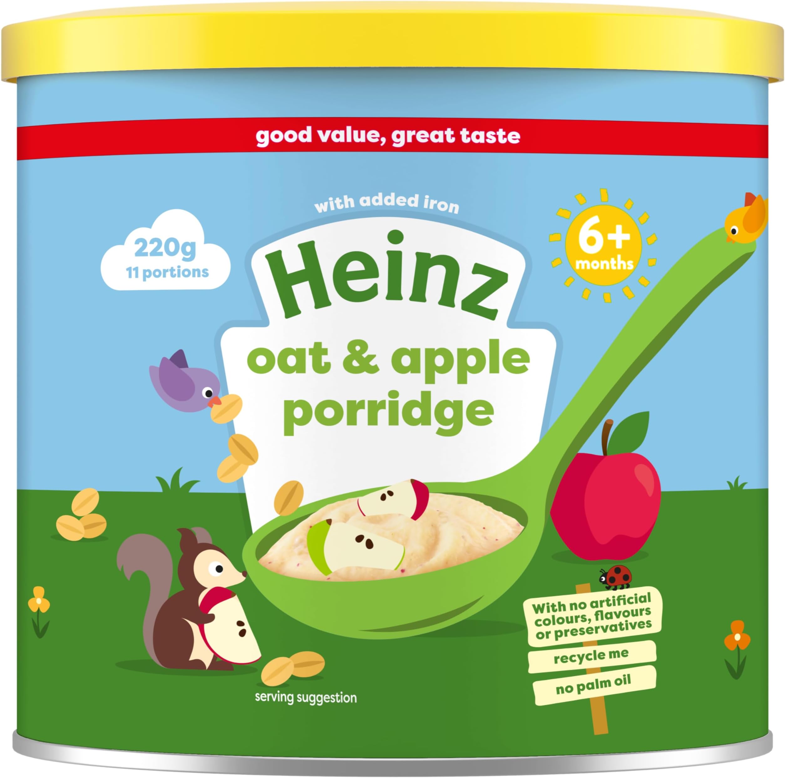Heinz Baby Food Oat & Apple Porridge 220g