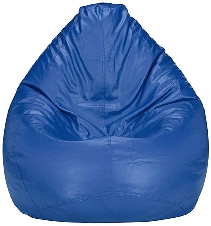 RestLounge Leatherette Empty Bean Bag Cover, Without Beans Filler/Beans with Easy Carry Handle (XXL-Height:43