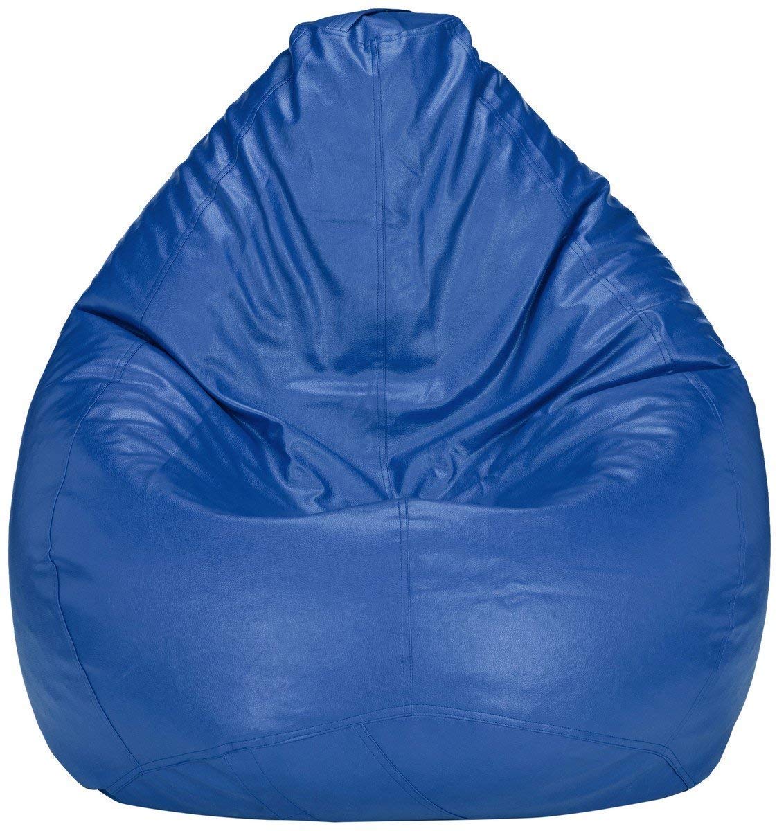 RestLounge Leatherette Empty Bean Bag Cover, Without Beans Filler/Beans with Easy Carry Handle (XXL-Height:43
