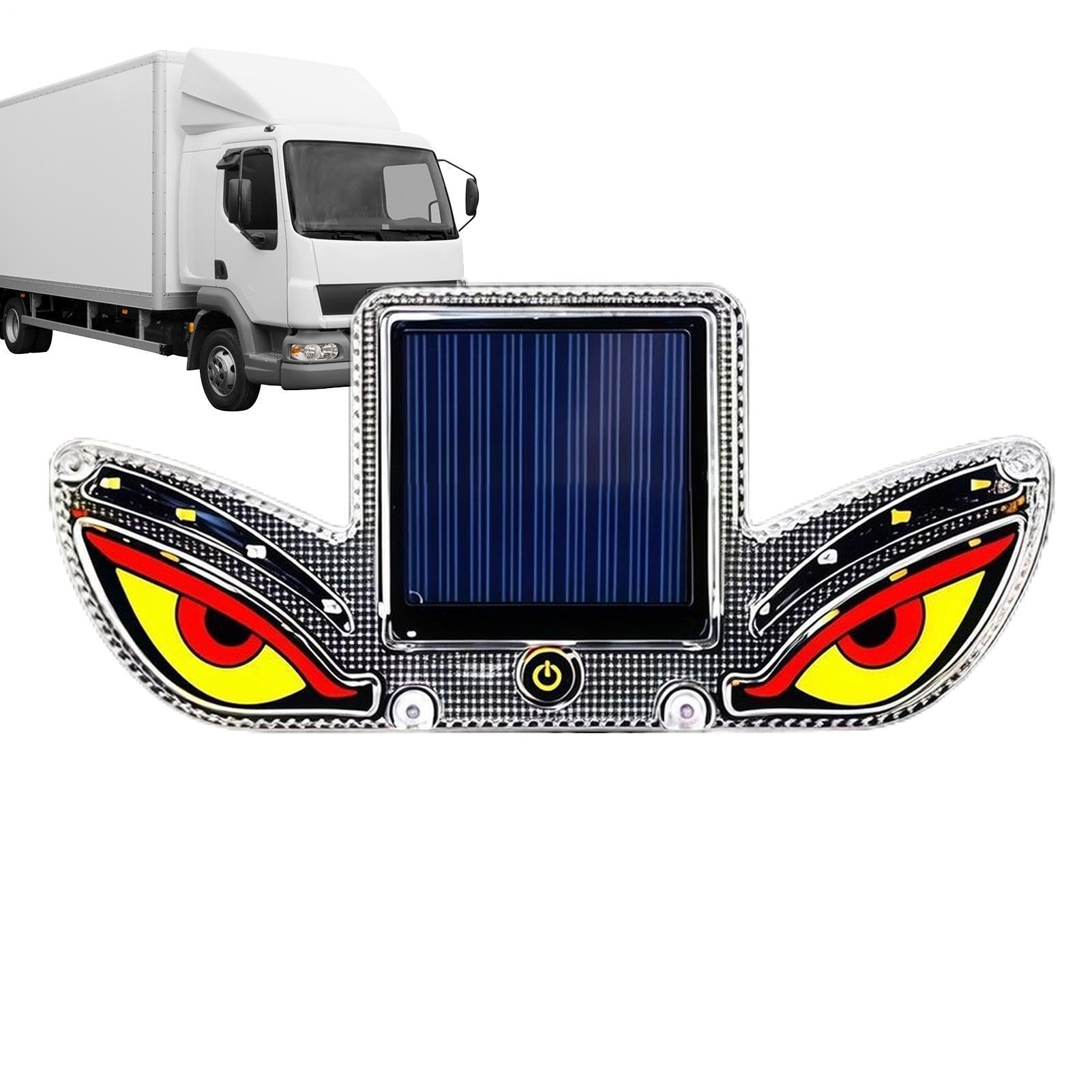 Di Avvertimento A LED Per Camion Indicatore Di Allarme Lampeggiante | Luce Di Sicurezza Ad Energia Solare Con Allarme Auto SUV Camper Furgone Viaggio E Guida Notturna