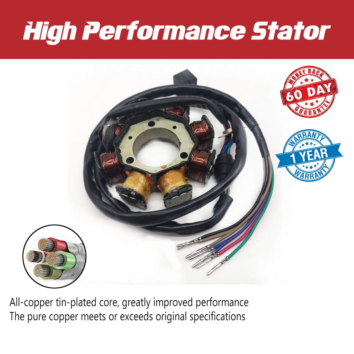 Amazon.com: Jetunit Stator for Kawasaki Jetski 21003-3729