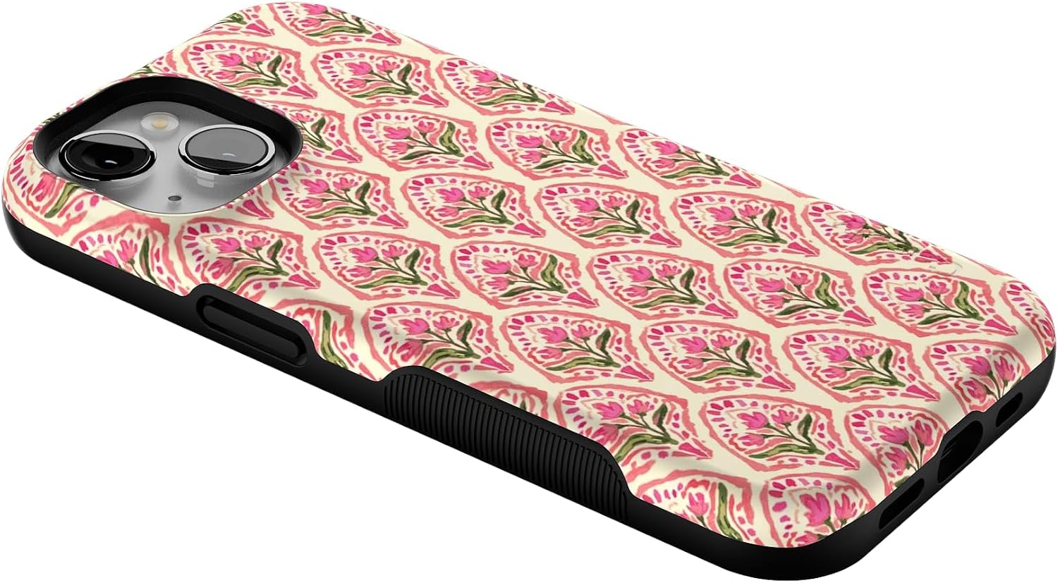 Casely iPhone 15 Case | Tulip Tapestry | Jenna Palek x Casely | Bold Protective Design | Compatible with MagSafe