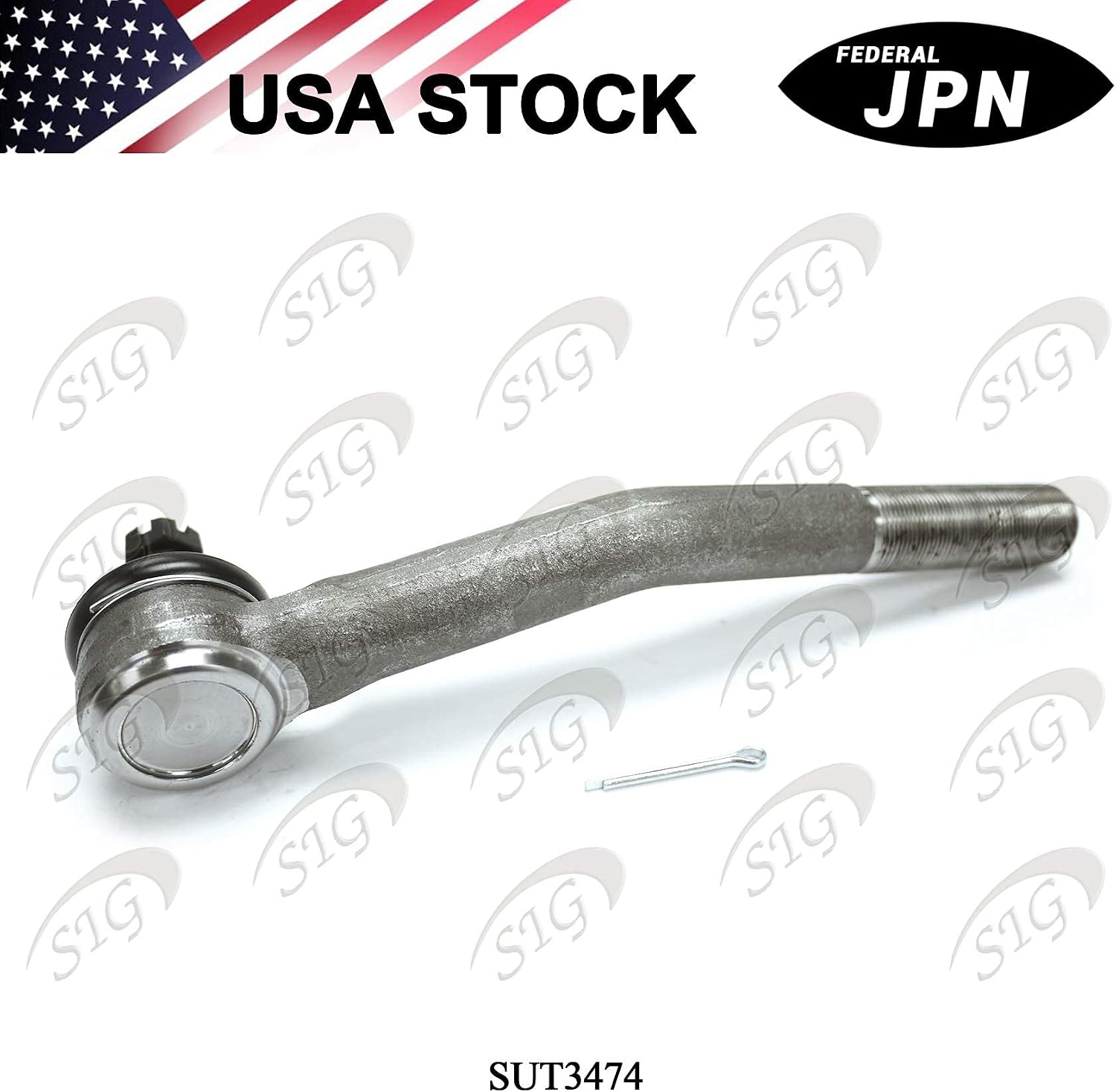 Front Right (Passenger Side) Outer Upper Tie Rod End Compatible with Jeep Model Grand Cherokee (Replacement# 52088461, ES3474) - SUT3474