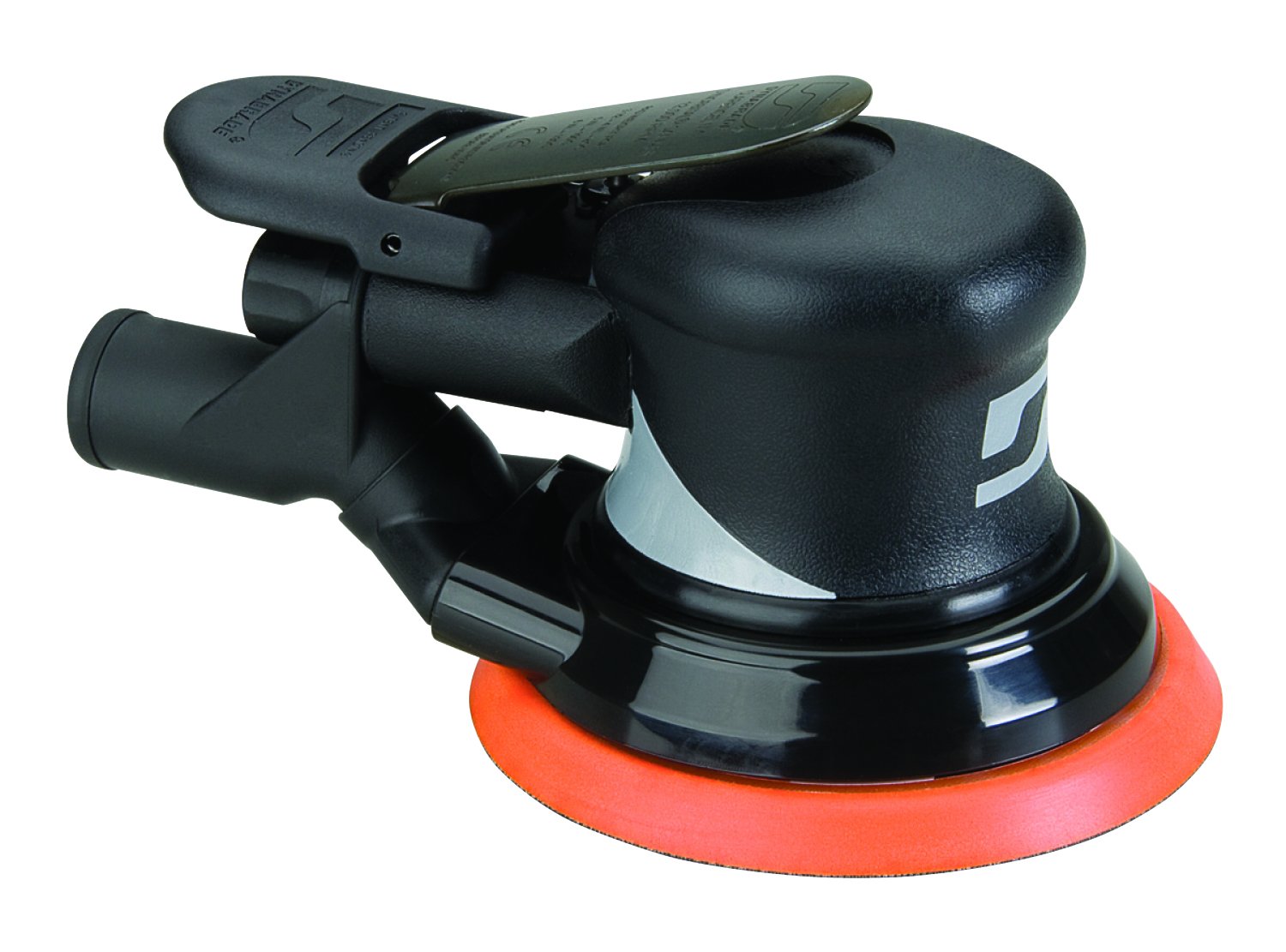Dynabrade 56854 Central Vacuum Dynorbital Supreme Random Orbital Sander, 5-Inch 127mm Diameter