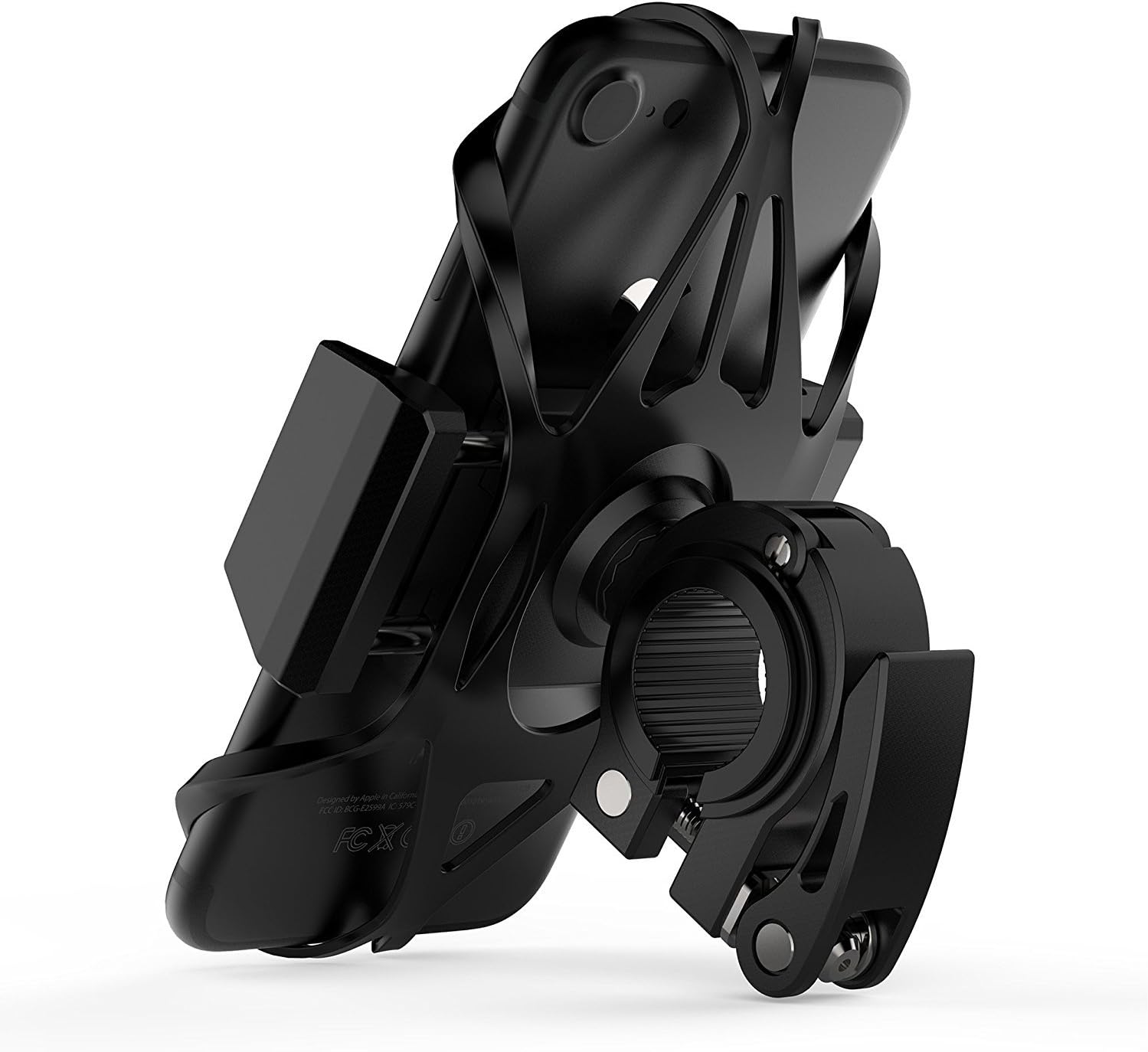 Widras New Bike Mount and Motorcycle Cell Phone Holder 2nd Generation For iPhone X 8 7 7s 6 6s 5 5s Plus Samsung Galaxy S5 S6 S7 S8 Note or any Smartphone GPS Mountain Road Bicycle Handlebar Cradle