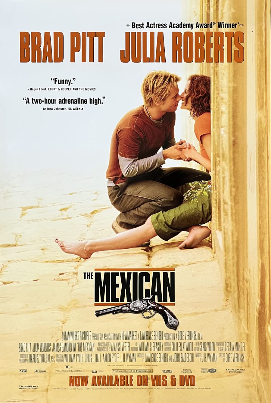 「THE MEXICAN」映画ポスター Amazon.com: THE MEXICAN MOVIE POSTER 1 Sided ORIGINAL 27x40 BRAD