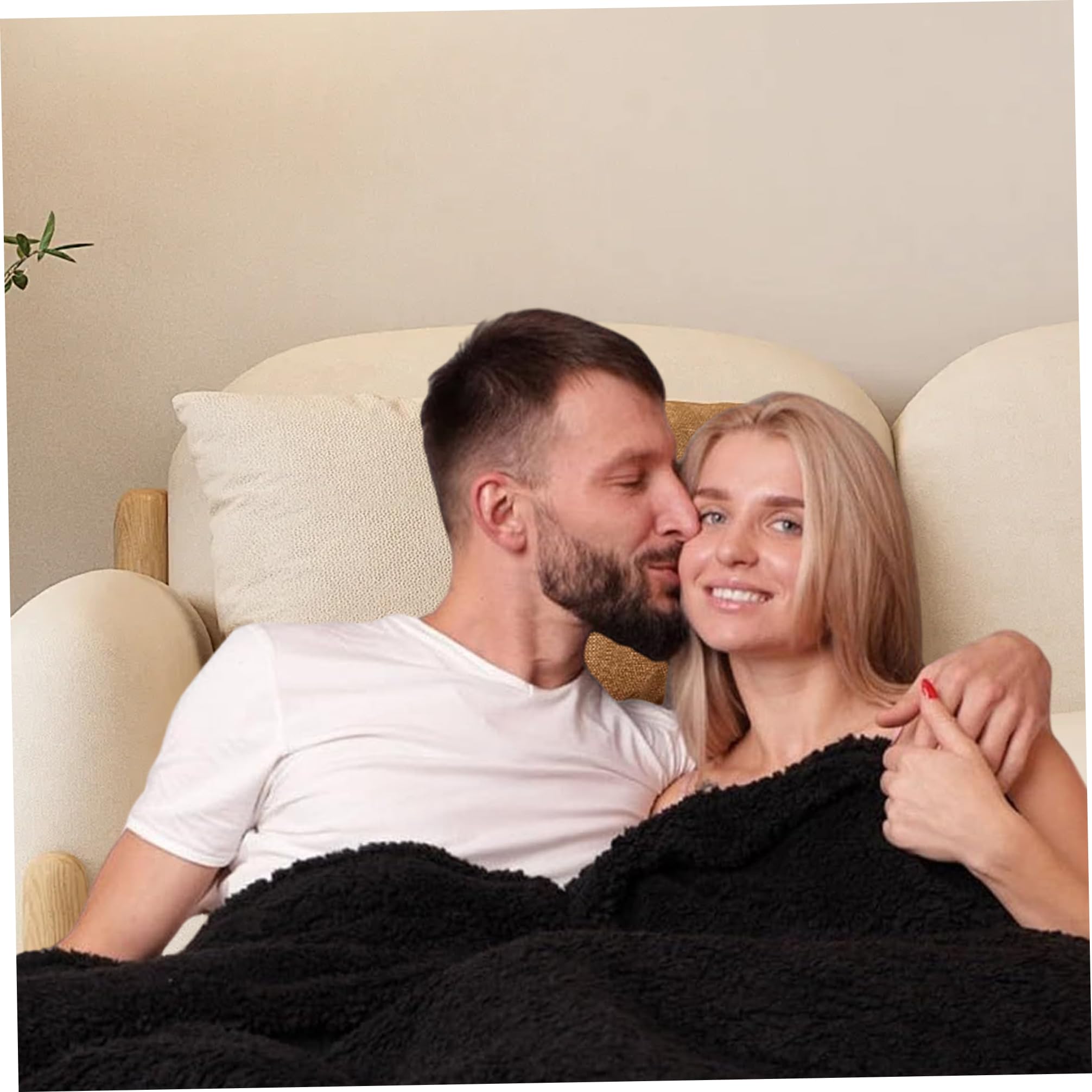 Couverture de Sexe, Couverture d'amoureux de 28x39 Pouces imperméable, Couples Confortables Doux, couvertures lavables réutilisables pour canapé-lit imperméable