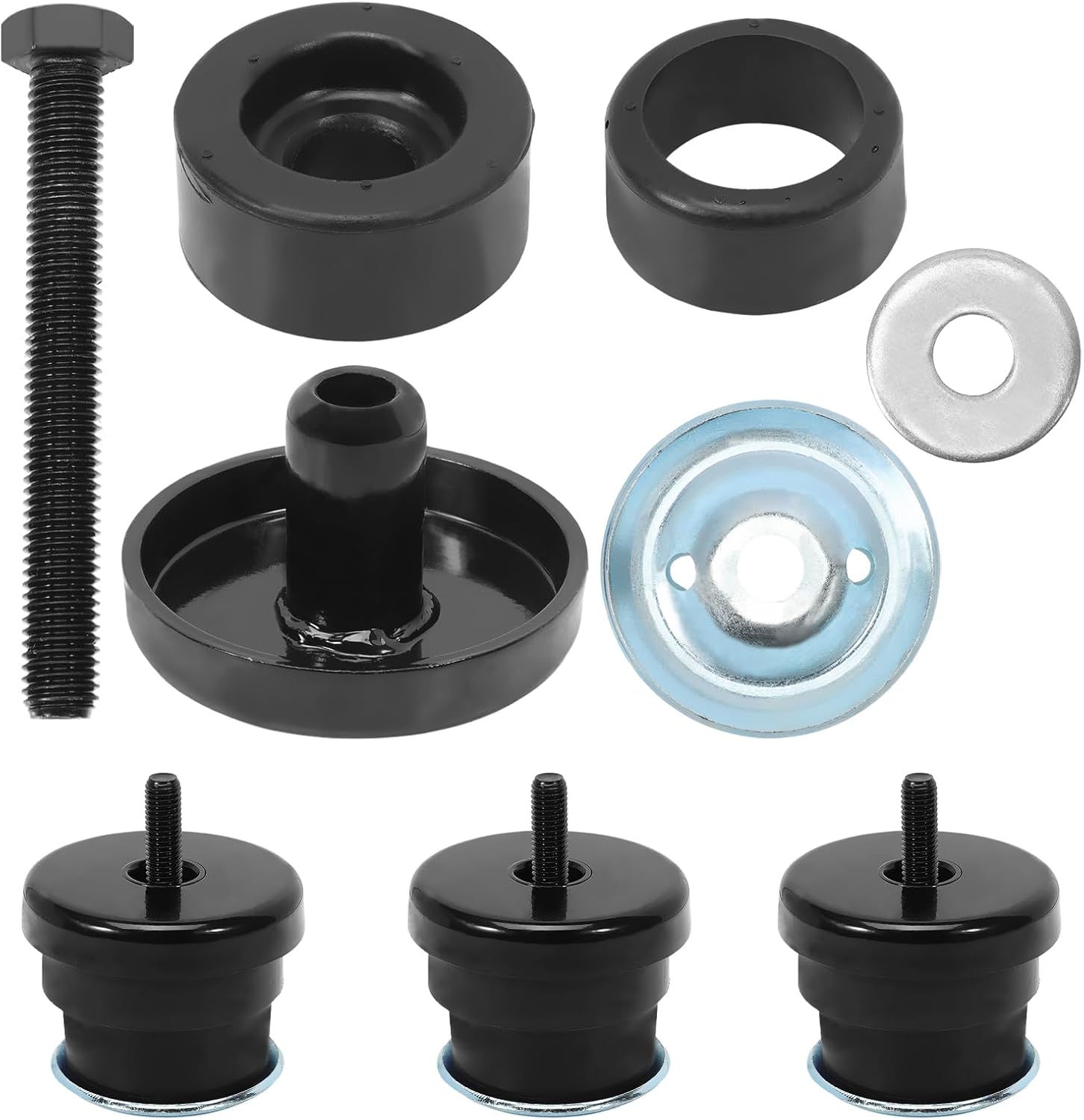 4 Pcs 924-180 924-181 Body Cab Mount Bushing Kit for 94-04 S10 Sonoma Upper & Lower Bushings Retainer Bolt Position 2 or 3