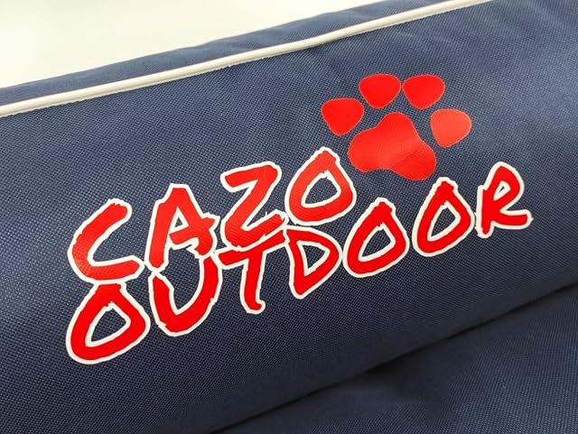 Foto 5 de 8 de Cama impermeable CAZO para exteriores para perros o gatos, 100 x 85 cm, talla L, azul marino, L1704/C