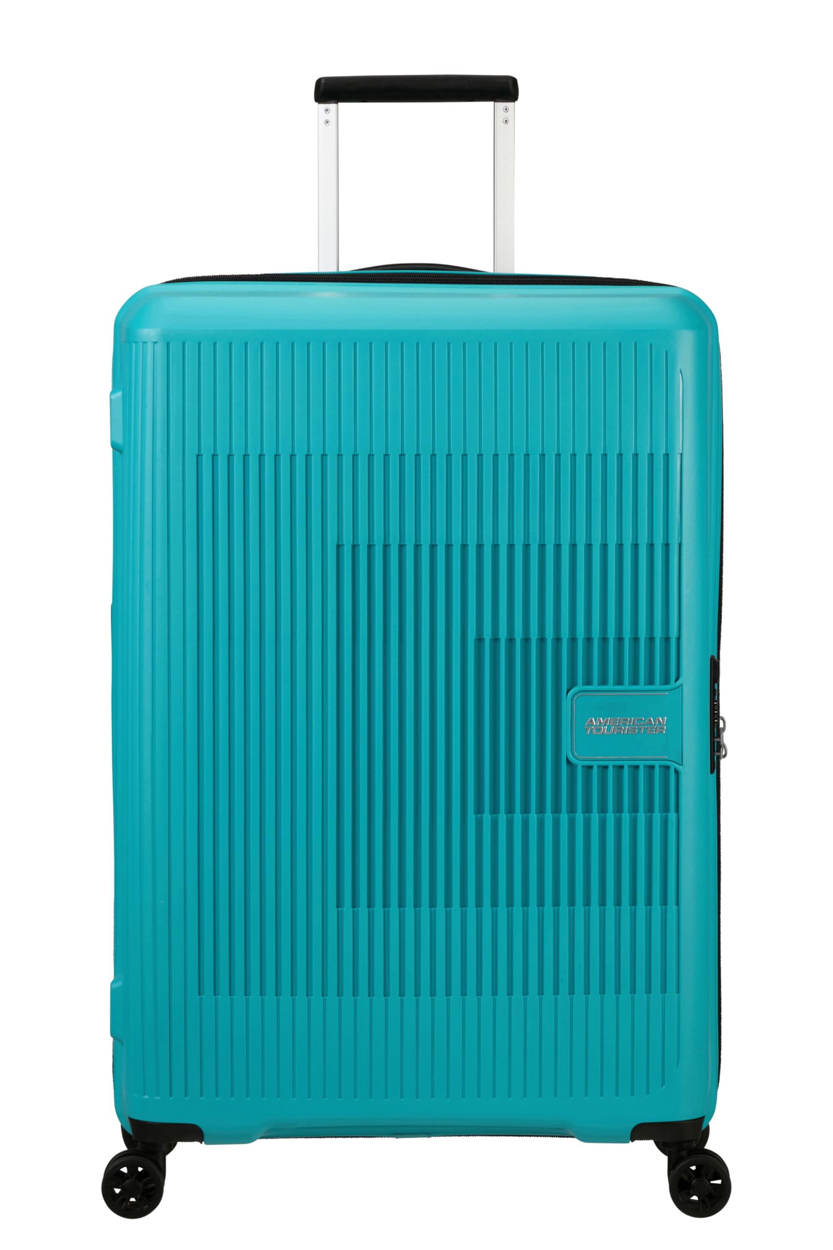American Tourister Aerostep - Spinner L, Erweiterbarer Koffer, 77 cm, 101.5/109 L, Türkis (Turquoise Tonic)