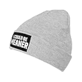 NAFSKL I Could Be Meaner Beanie Hat Gifts Men Winter Warm Hats Women Knit Stocking Hat Slouchy Skull Cap Knitted Hats Black