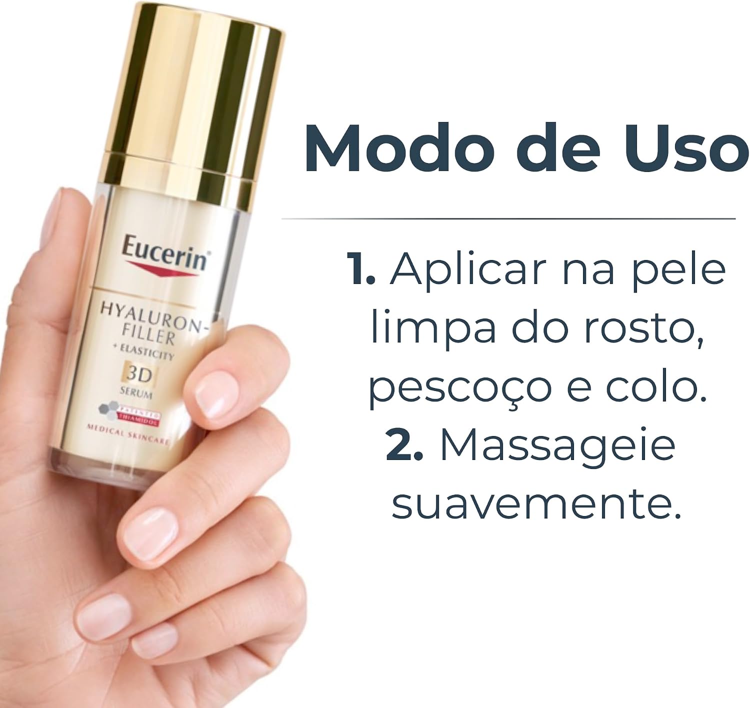EUCERIN 3D Sérum Facial Anti-idade Firmador 30ml, Elasticity, Pele Madura, Hyaluron-Filler, Ácido Hialurônico, Antirrugas EUCERIN 3D Sérum Facial Anti-idade Firmador 30ml, Elasticity, Pele Madura, Hyaluron-Filler, Ácido Hialurônico, Antirrugas