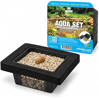 Floating Plant Island Pond 25 x 25 cm with Plant Basket