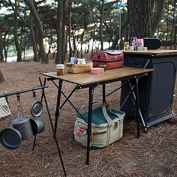 美品　Naturehike テレスコピック フォールディングテーブル Amazon.co.jp: Naturehike ネイチャーハイク アウトドア