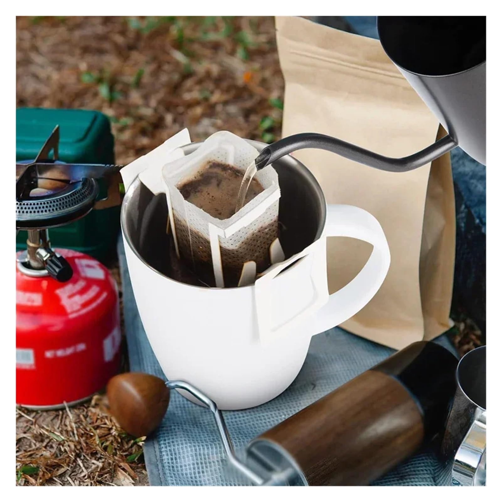 Bolsas de filtro de café biodegradables, desechables, for café, té, viajes, oficina, uso doméstico, filtros de papel de flujo rápido.(800pcs)