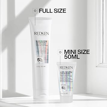 REDKEN Acidic Bonding Concentrate Leave-In Treatment, Bond Repair for Damaged Hair with Heat Protection, 50ml
