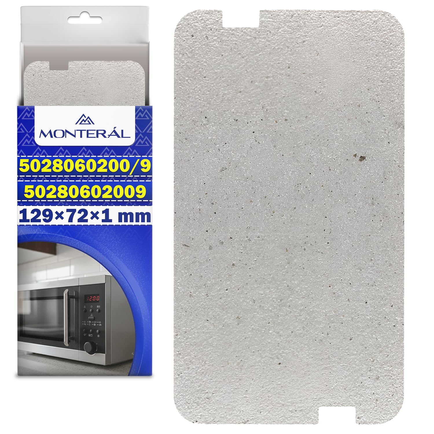 Microwave Oven Waveguide 129x72x1мм 50280602009 for Aeg for Zanussi