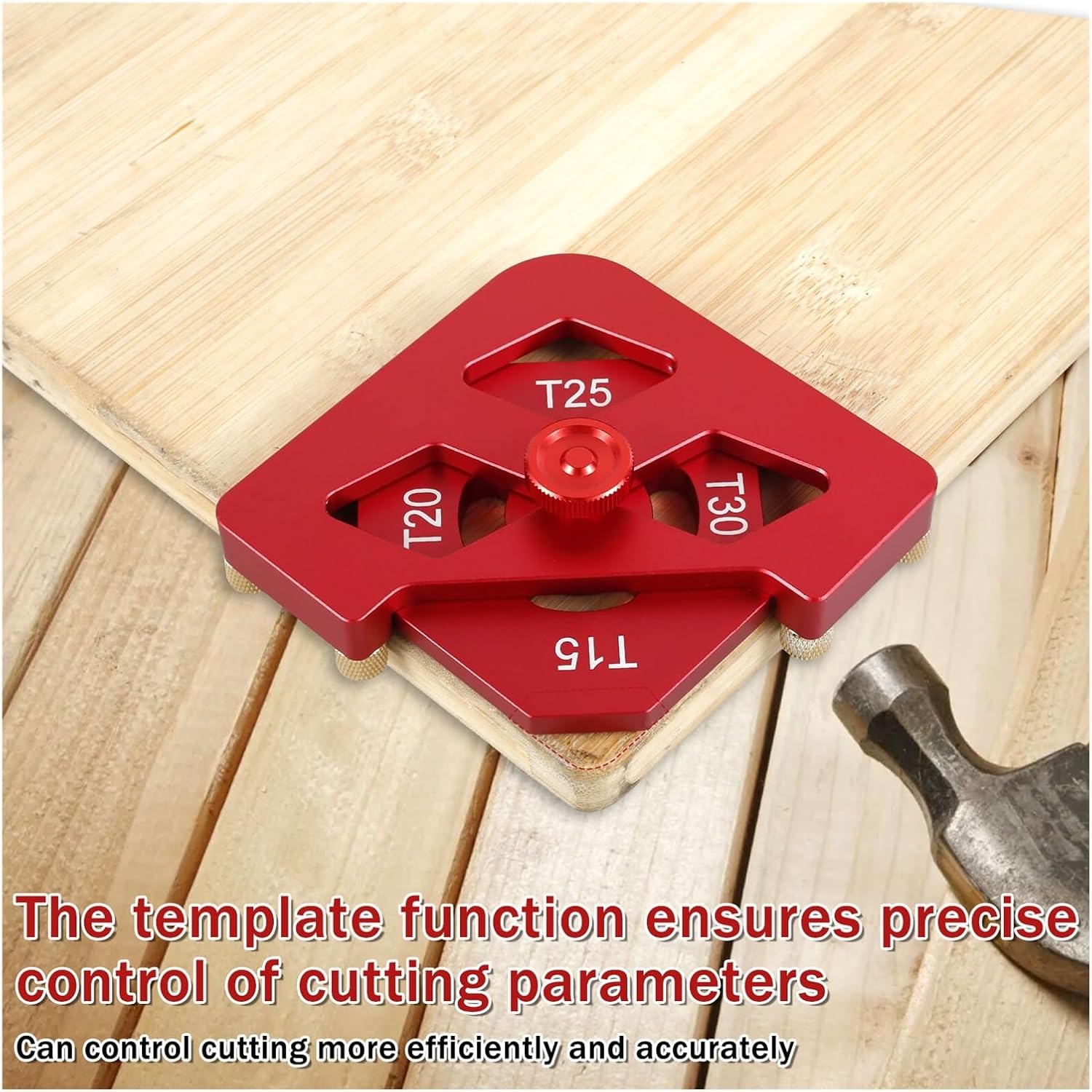 3Pcs Corner Routing Template Set Woodworking Round Corner Chamfer Template Precise Radius Jig Router Template for Curved Cutting(Type B)