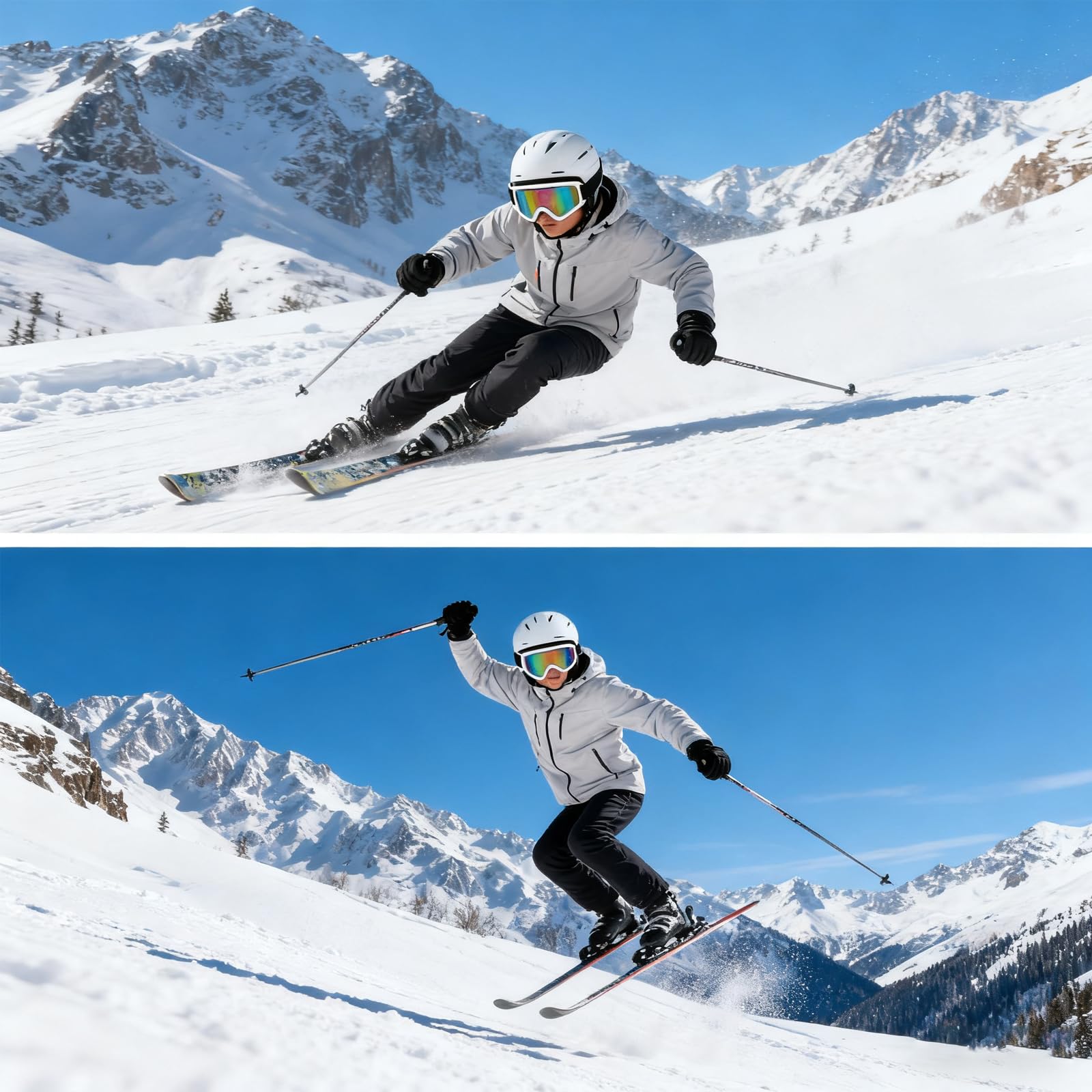 Gafas de esquí anti-niebla protección UV snowboard patinaje