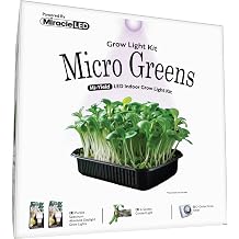 Miracle LED Micro Greens Starter Grow Kit Absolute Daylight Purple Spectrum Edition 2-Pack