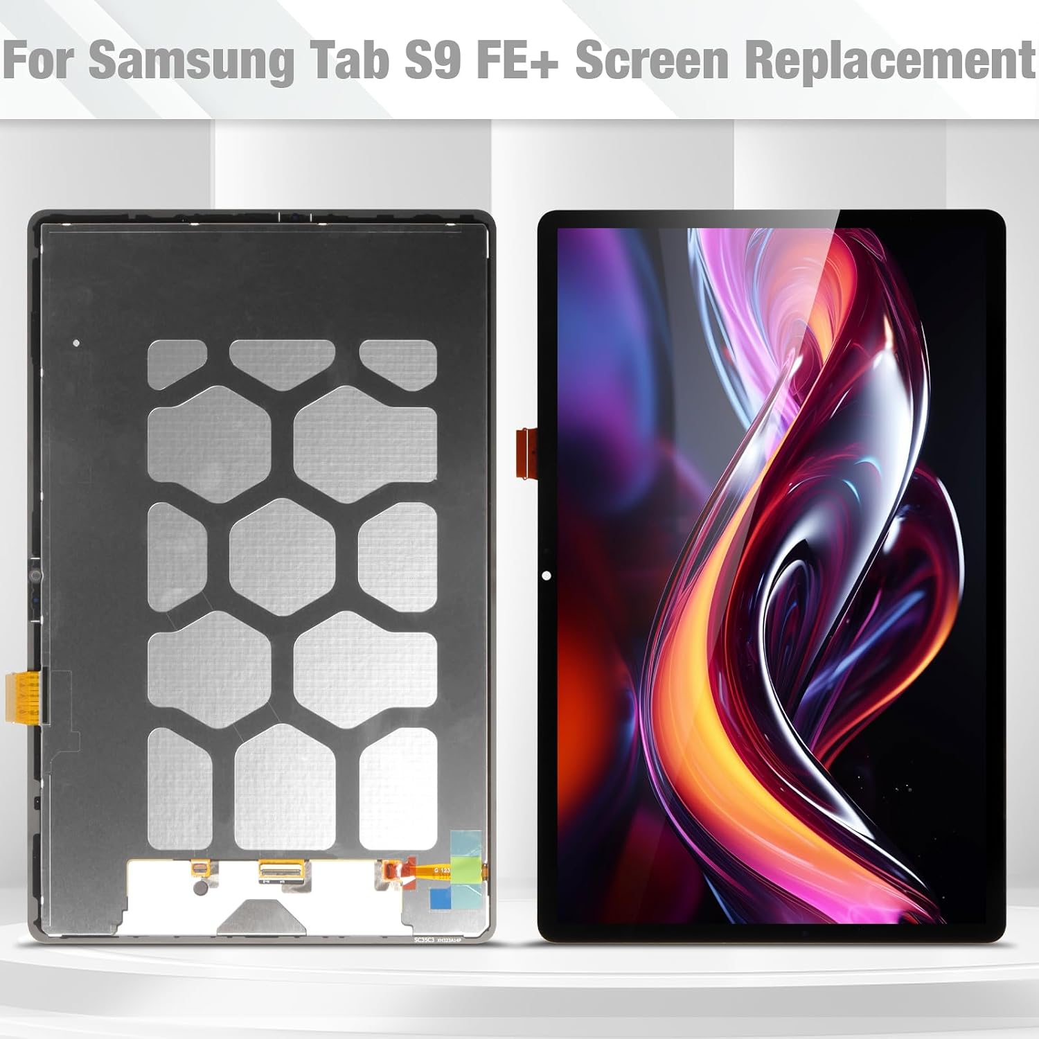 for Samsung Galaxy Tab S9 FE Plus X610 Screen Replacement, Black,12.4 Inch