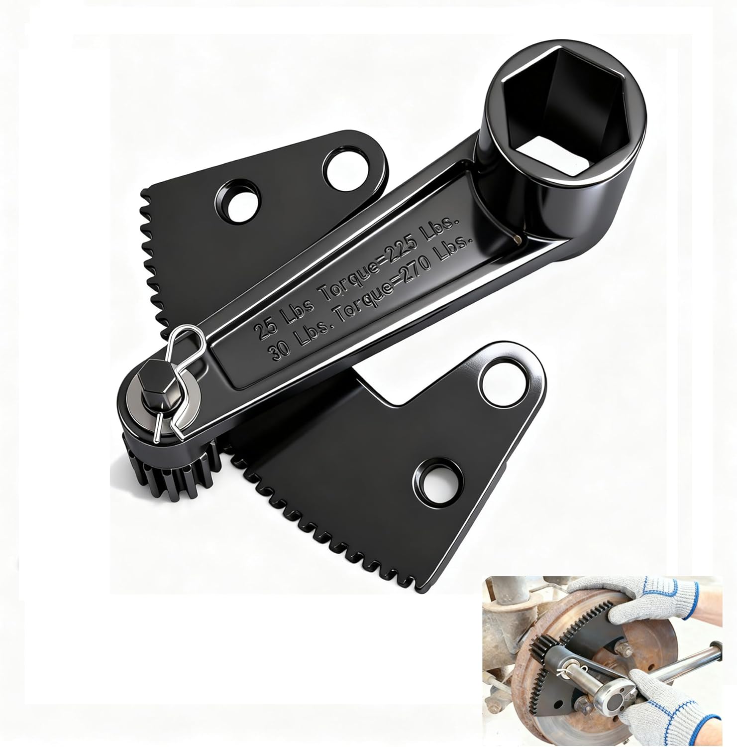 000133 Torque Multiplier Tool for VW Beetle/Volkswagen Bug, 36mm Axle Nut and Flywheel Gland Nut Removal Tool, Black