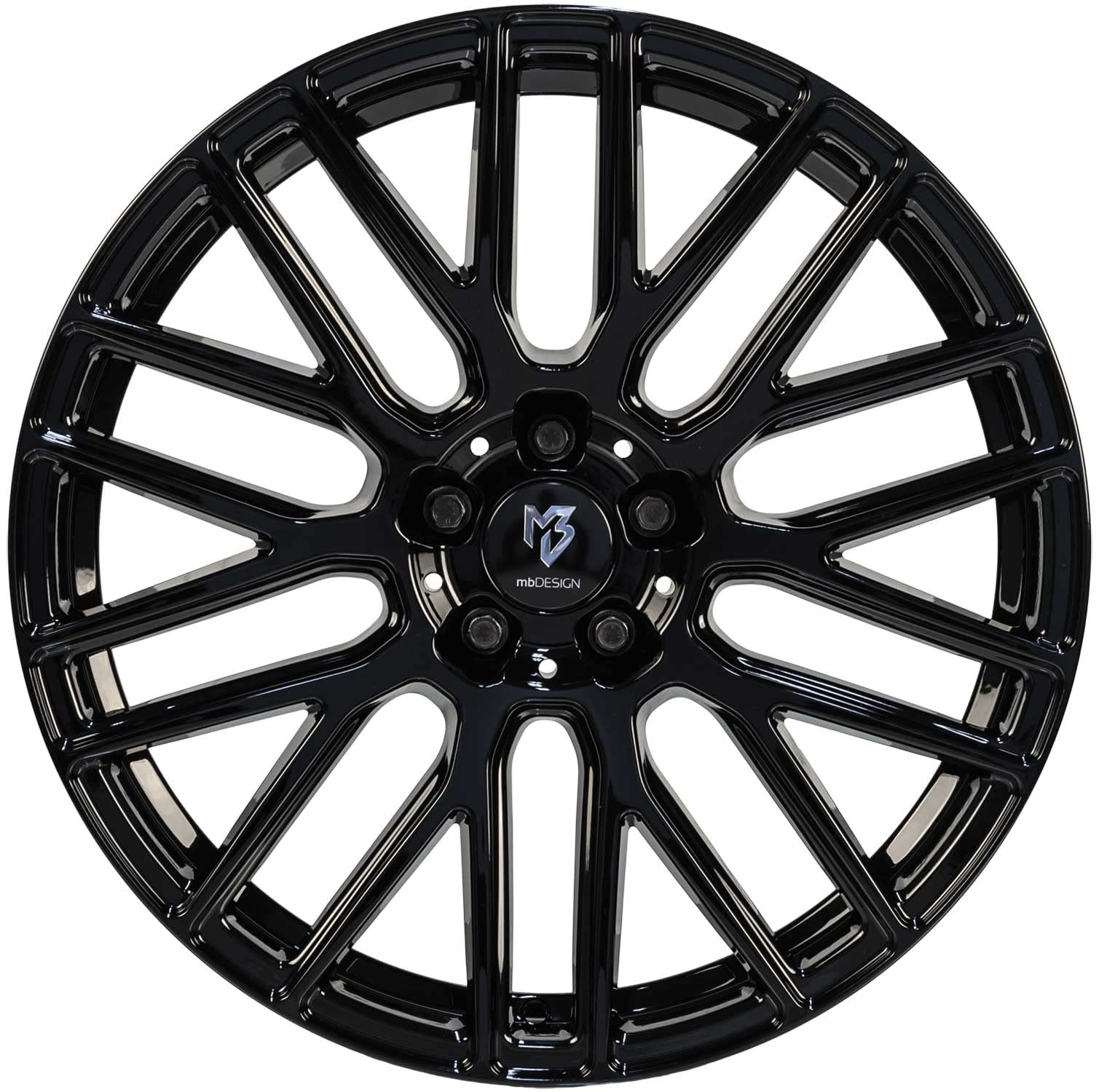 Llanta MB Design KV4 7.5Jx18 ET35 5x112 Glanzschwarz compatible con Aiways U5