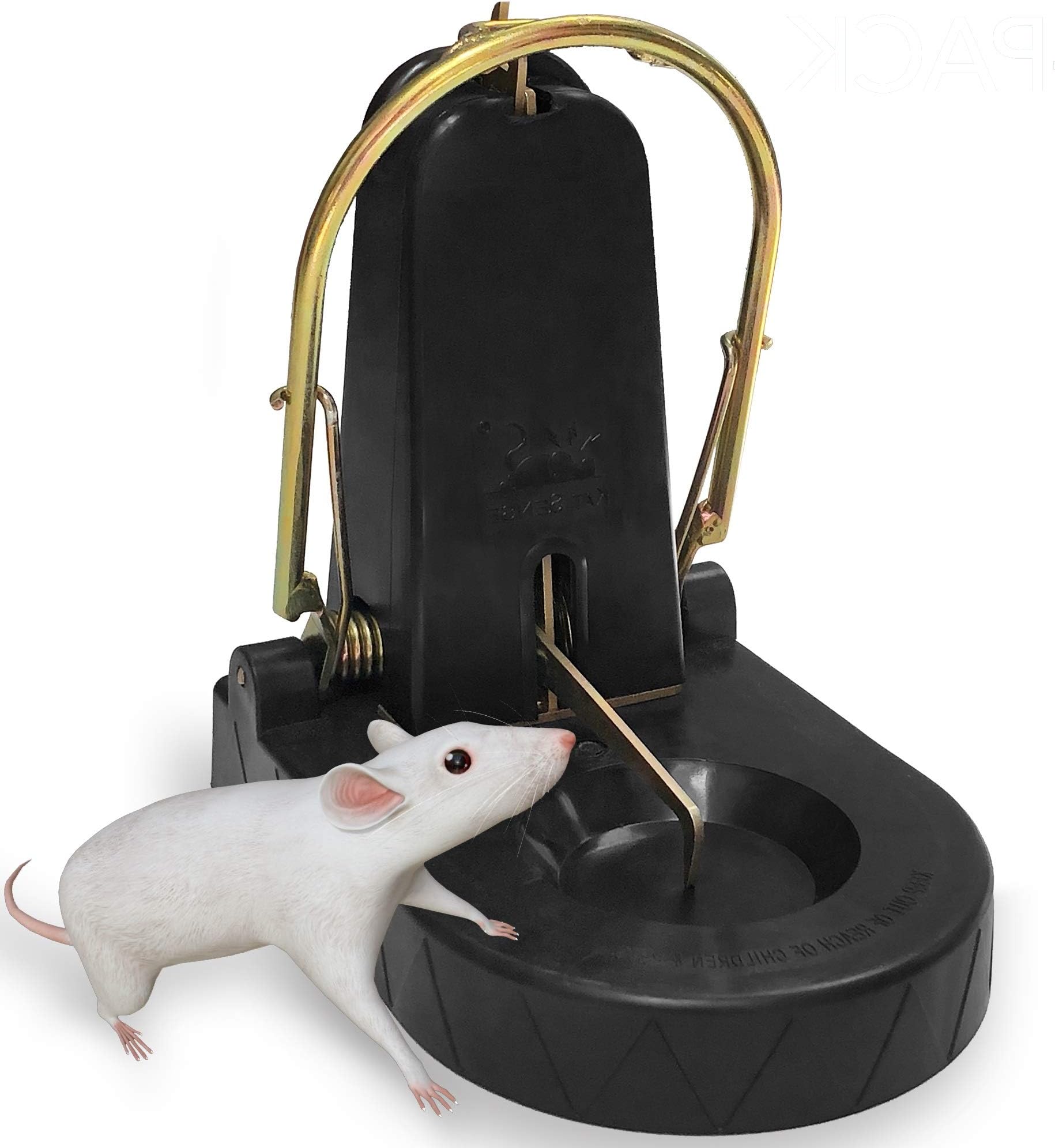 Kat Sense XXL Large Rat Traps, Not All Rodent Traps are Created Equal & This Heavy-Duty Spring Trap Will Prove It - Reusable Pest Control Trap for Rats, Squirrels, and Chipmunks 2 Pack