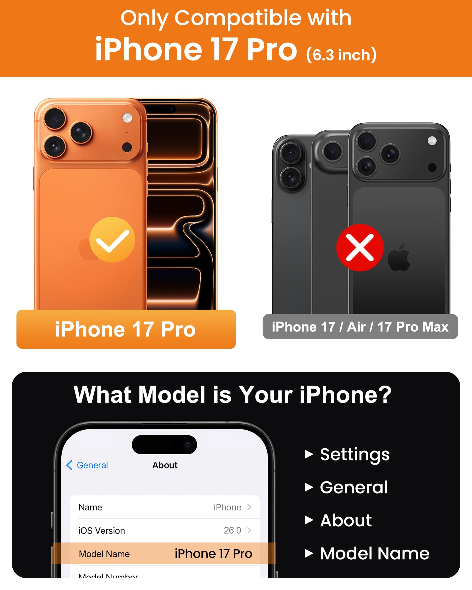 BXYJY Schutzhülle für iPhone Pro, magnetisch, mit Ständer, kompatibel mit MagSafe & kabellosem Laden, Militärqualität, stoßfest, transparent, schlank, dünn, harte Schutzhülle für iPhone Pro
