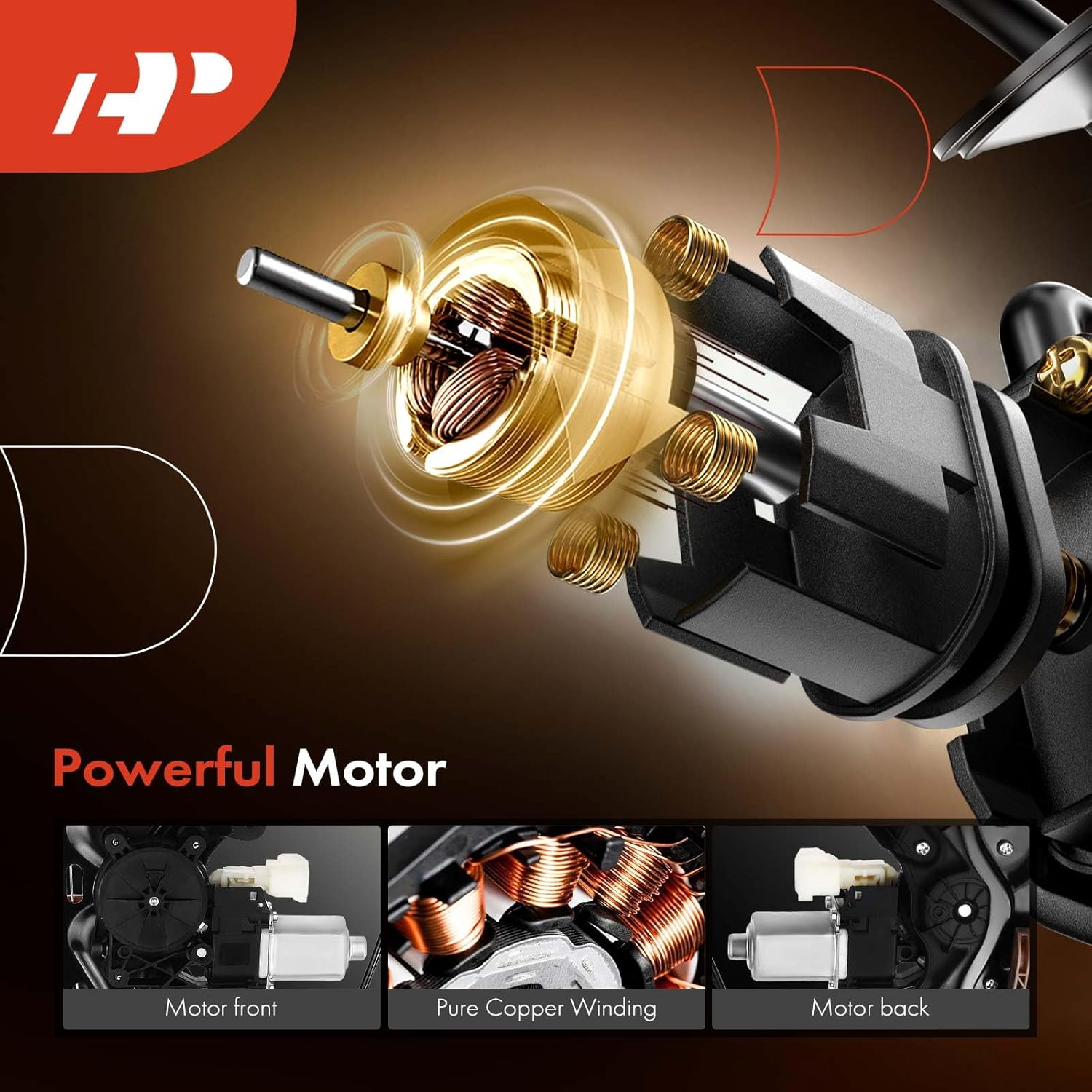 A-Premium Power Window Regulator with Motor Front Driver Side Compatible with Land Rover Discovery Sport 2015-2018