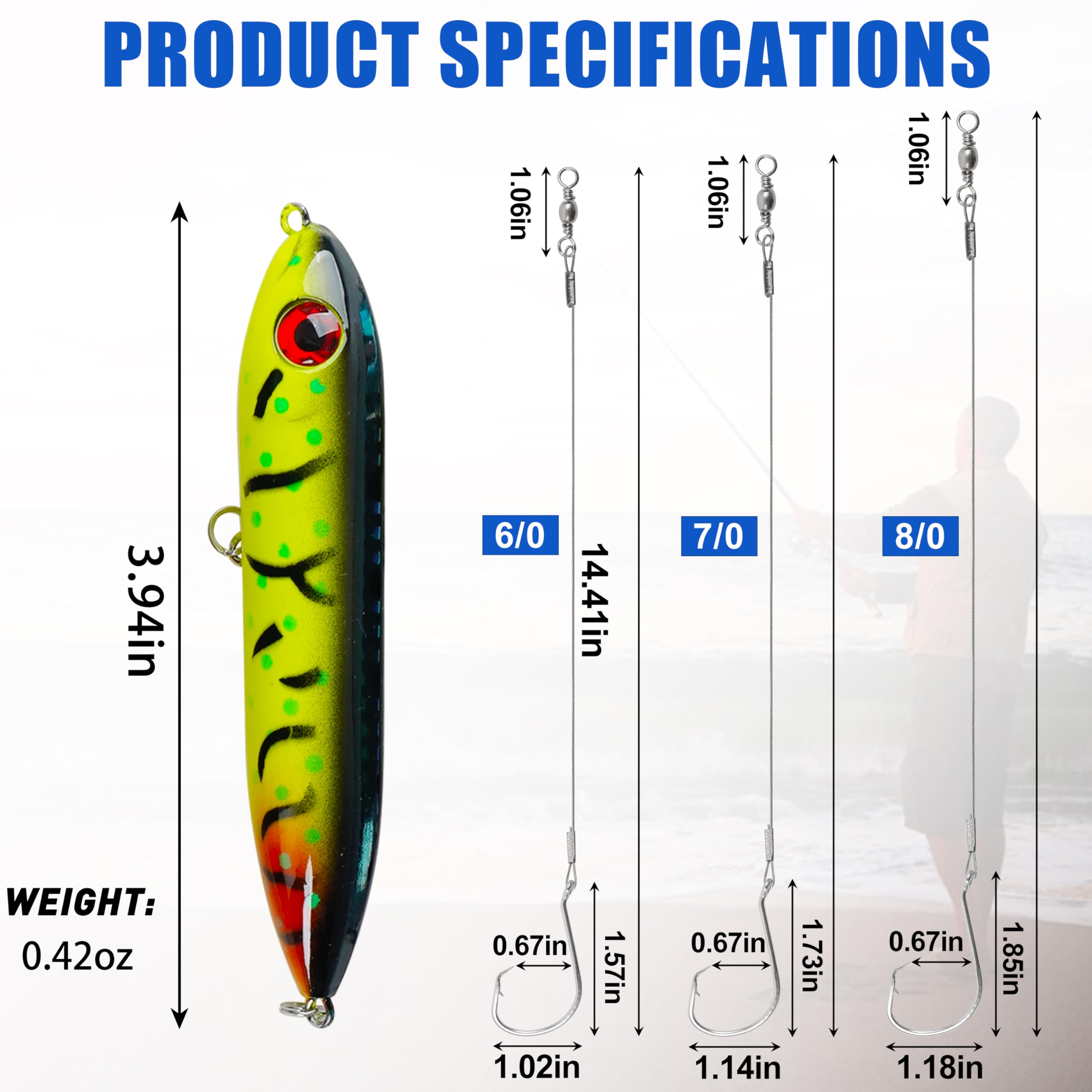 bulk buys GR118 Neon Fishing Floats Set, Black, White, Yellow, Green, Red