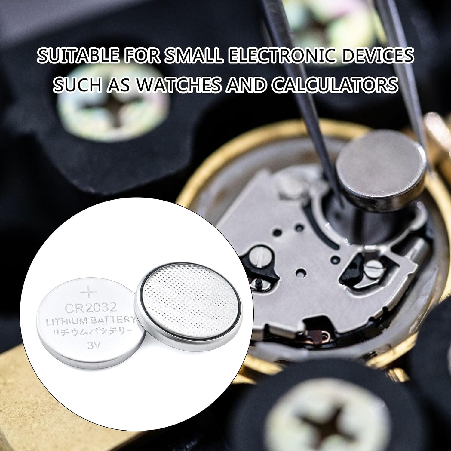 10pc / 5pc Long Lasts 2032 3V Lithium Cell Batteries High for Watches Electronics Long Lasts Butto