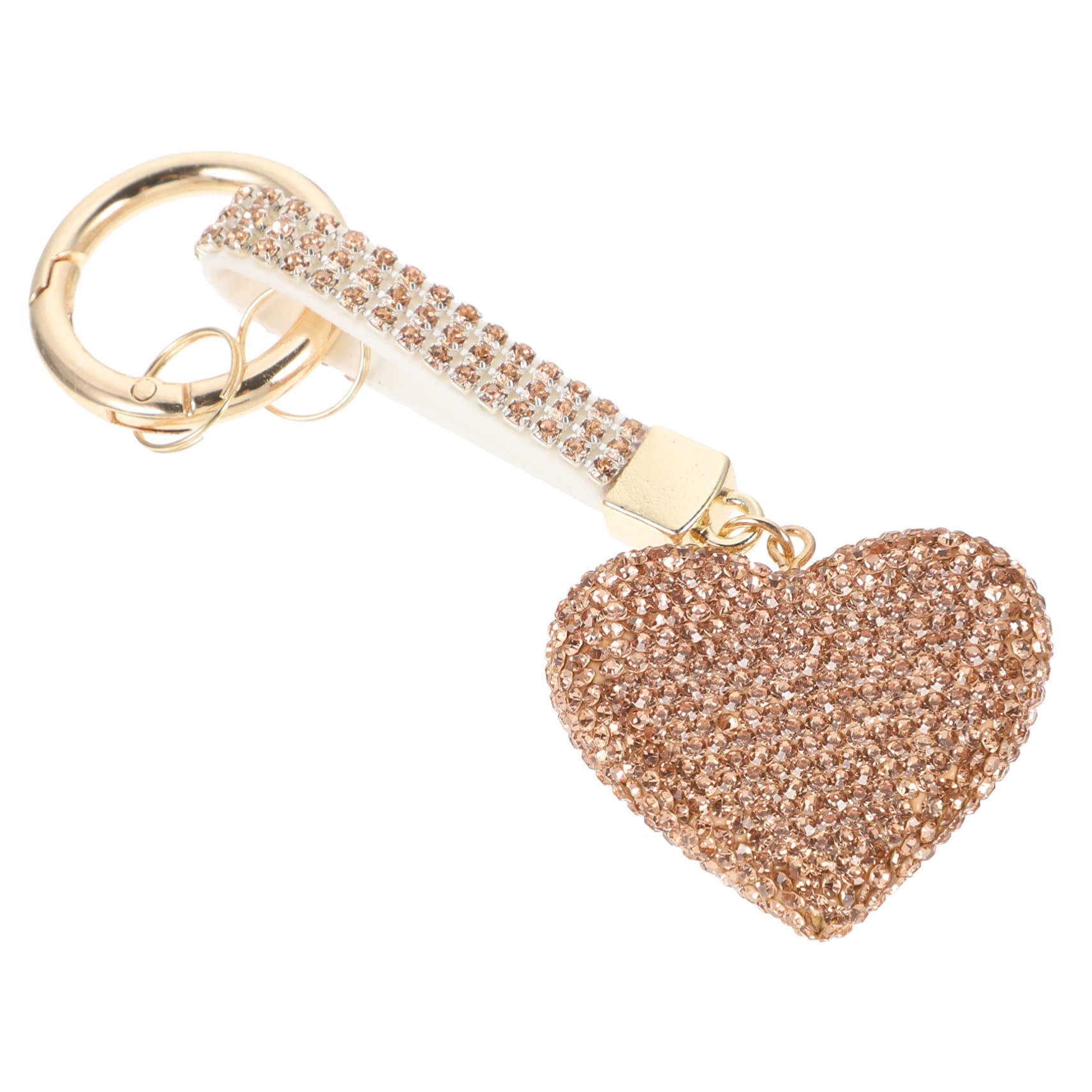 DECHOUS 5stücke Keyring Schlüsselanhänger Mit -herz Für Und Mädchen Glitzernde Dekoration Für Handtaschen Und Autoschlüssel Für Geburtstage Und Feiertage