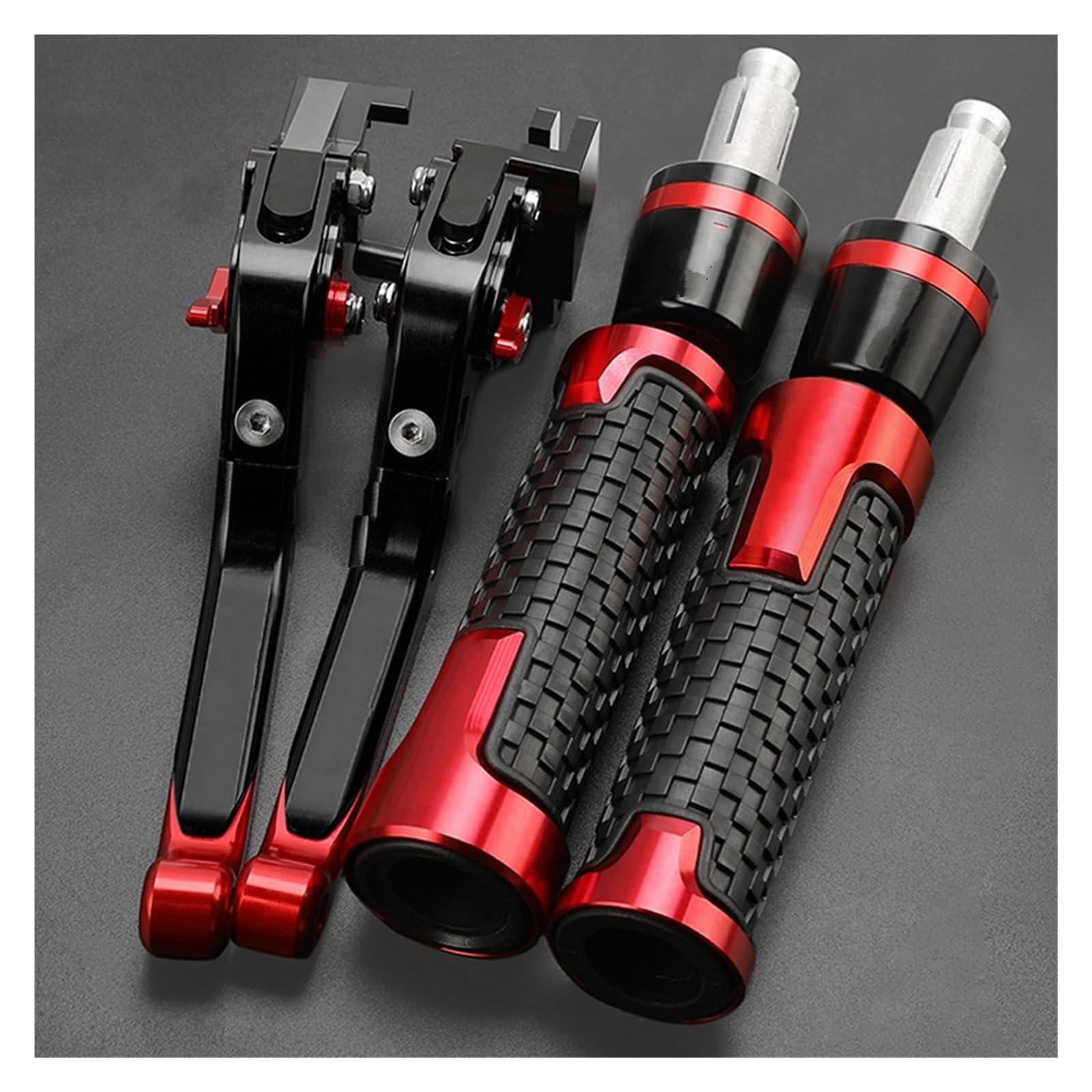 TINGYUS Motorbike Brake Lever for CBR1100XX for Blackbird 1997-2007 Motorcycle Adjustable Brake Clutch Levers Handlebar Grips End(I)